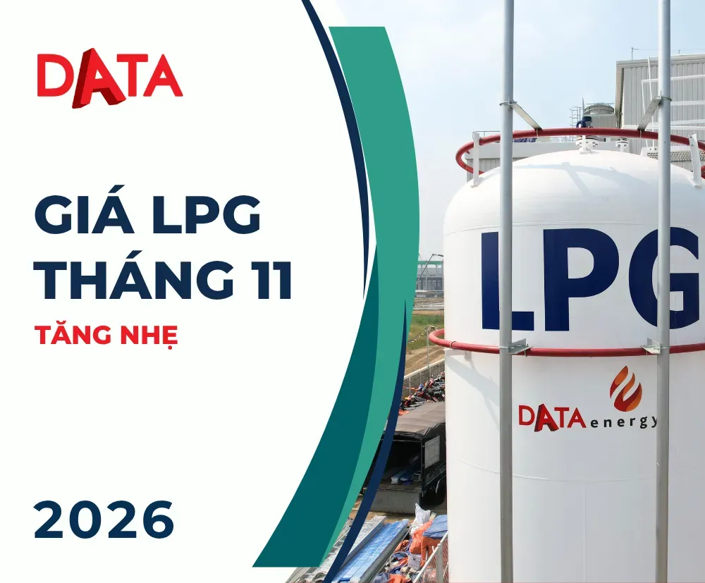 GIÁ CP LPG DỰ KIẾN THÁNG 11/2026 - DỰ KIẾN TĂNG 57 USD/TẤN SO VỚI THÁNG 10